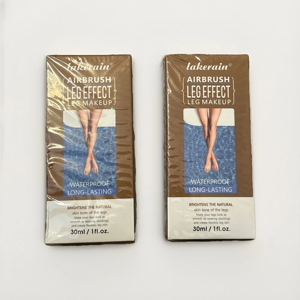 Lakerain Airbrush Leg Effect Leg Makeup Waterproof Long Lasting-03 Bronze 2 pack